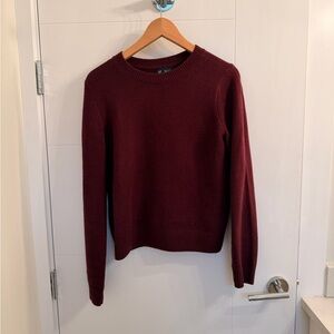 Women's Cashsoft Burgundy Sweater